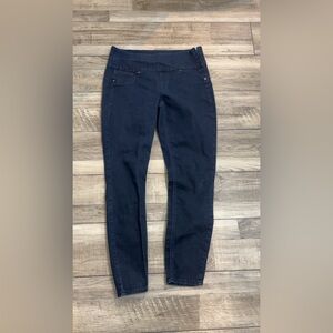 SPANX Women's Dark Blue Skinny Jeans size L